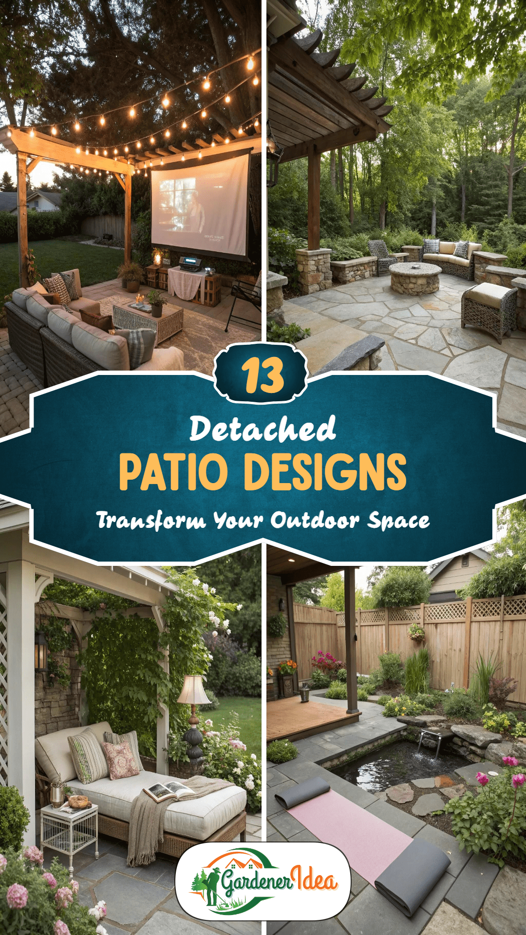 13 Detached Patio Designs for Your Dream Backyard