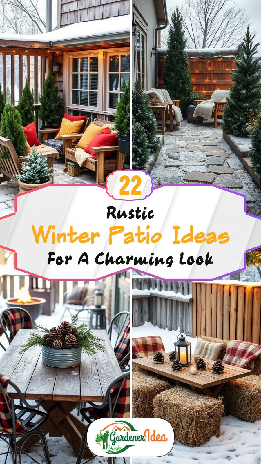 22 Rustic Winter Patio Ideas for a Cozy Charming Look