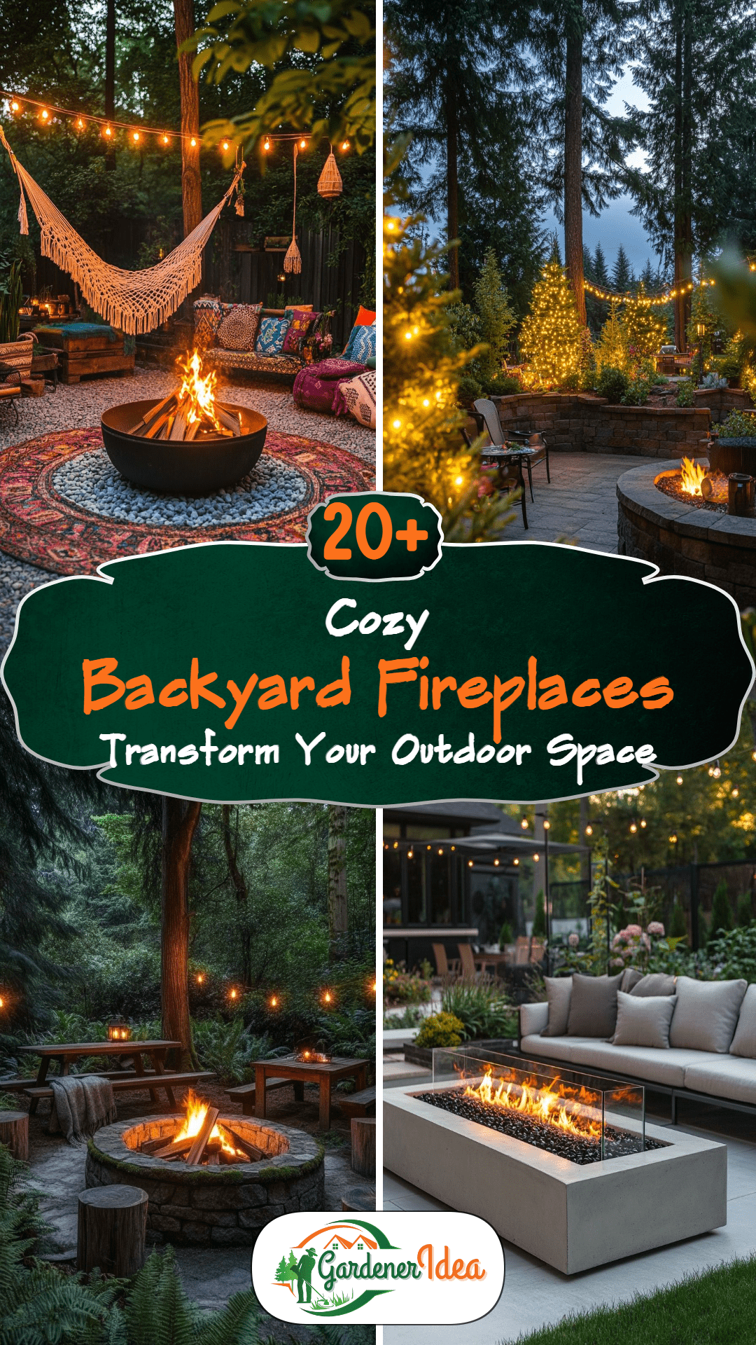 20+ Cozy Backyard Fireplaces to Upgrade Your Outdoor Space