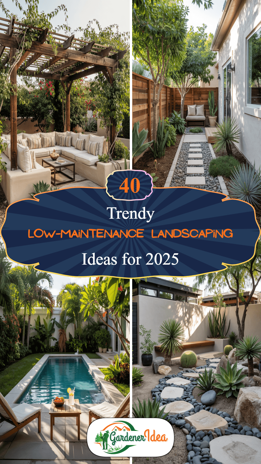 40 Trendy Low-Maintenance Landscaping Ideas for 2026 Yards
