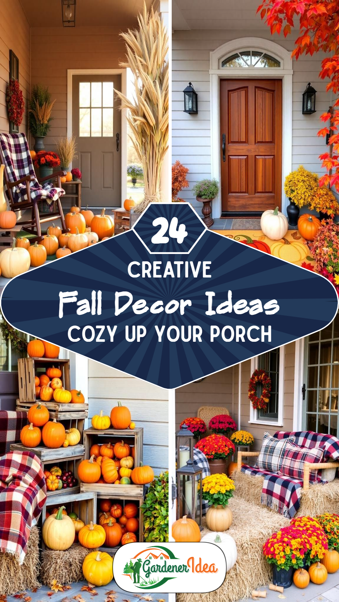 24 Creative Fall Decor Ideas for a Cozy Porch