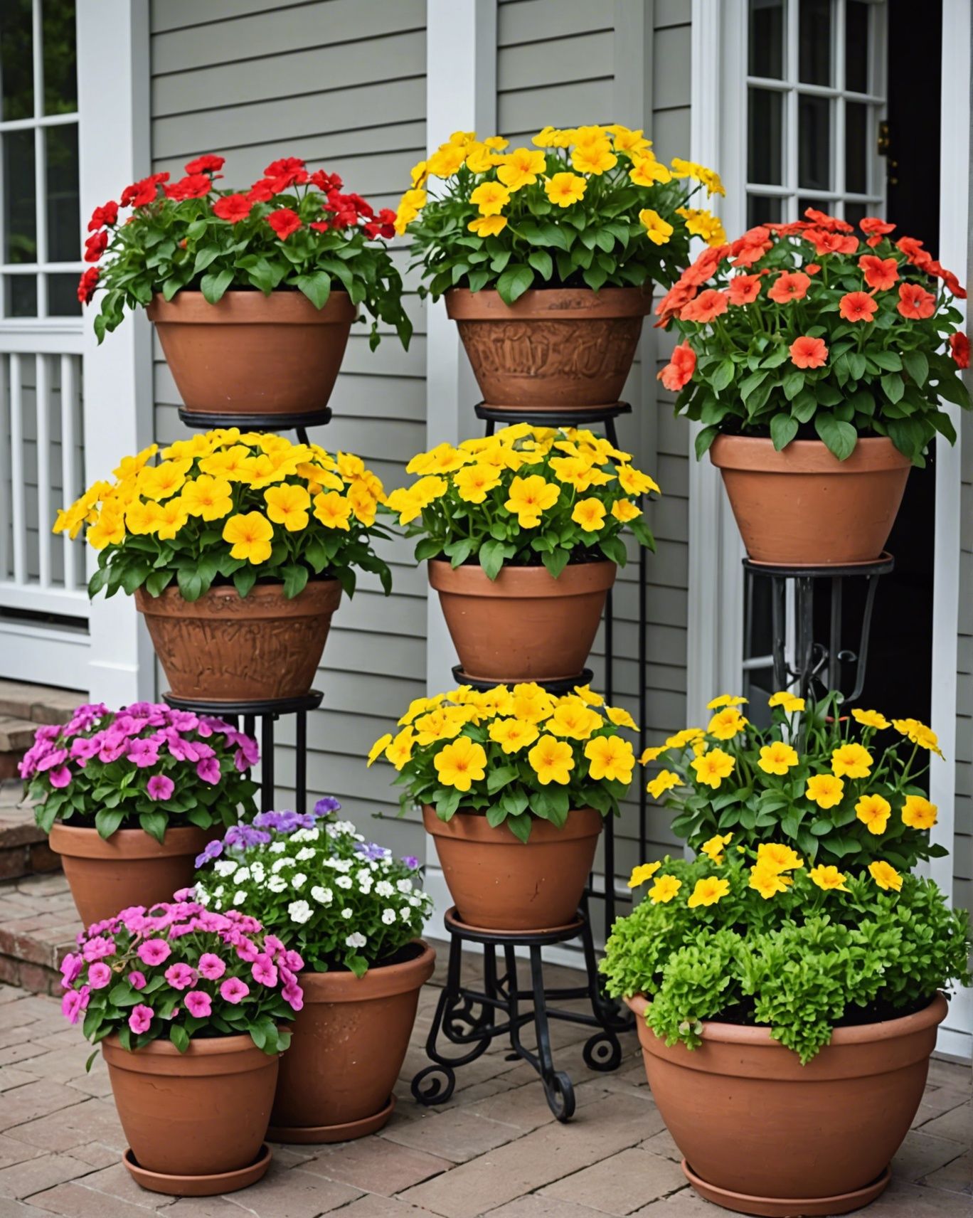 31 Patio Flower Pot Ideas Worth Trying This Season