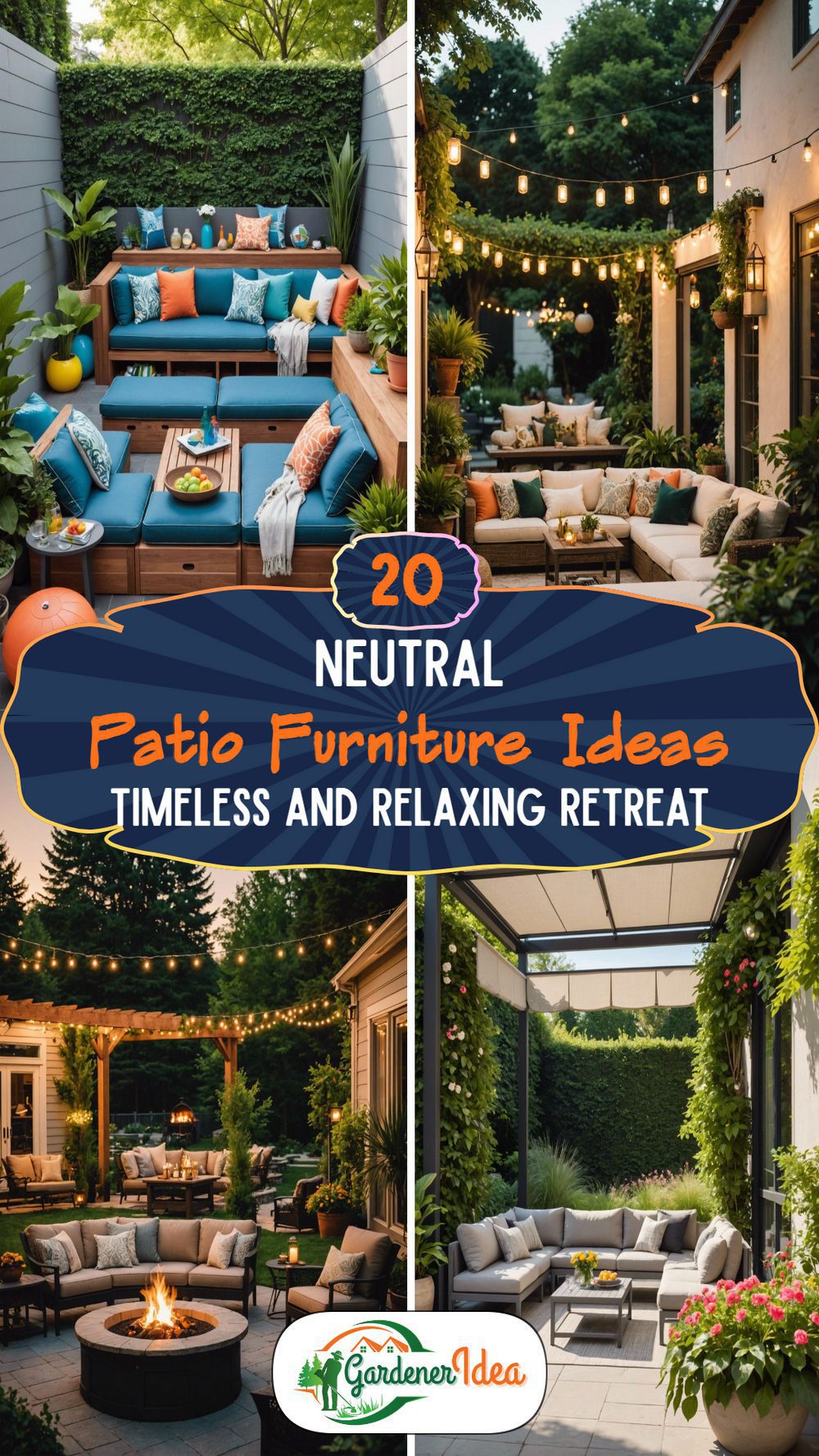 20 Patio Furniture Ideas for Every Outdoor Style