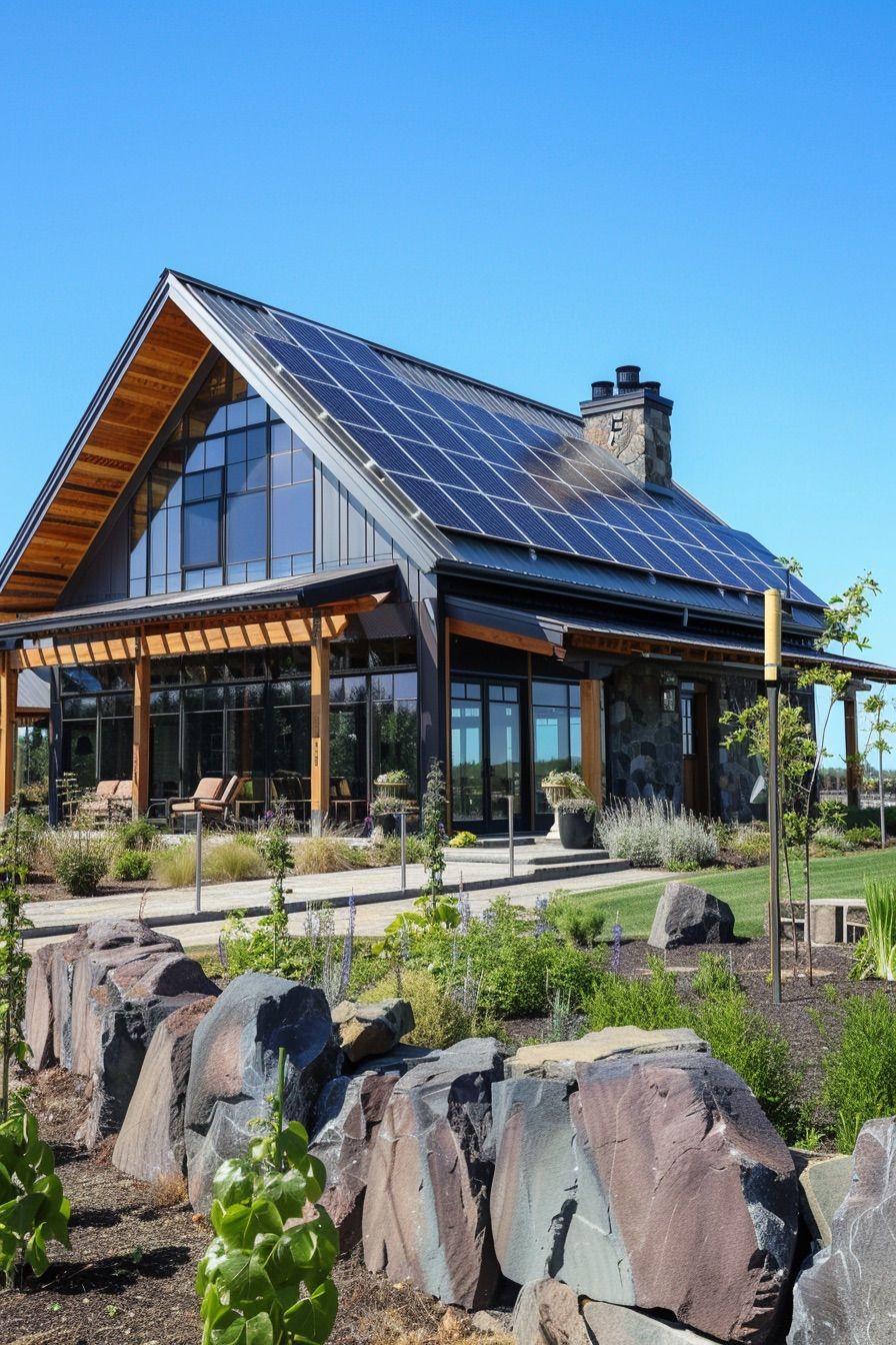 Roofs Topped With Solar Panels - photo 2