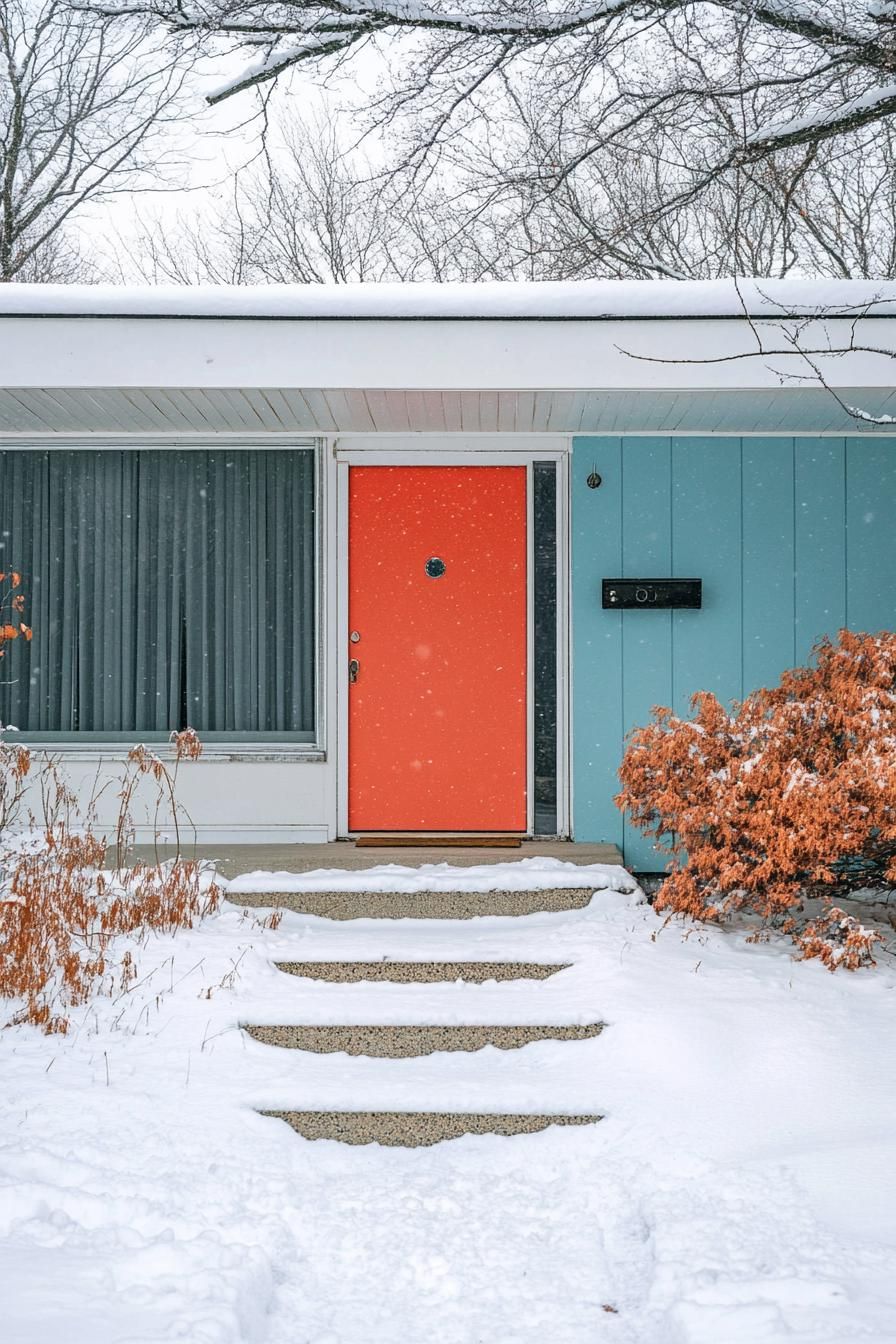 Entryway With a Pop of Bright Color - photo 4