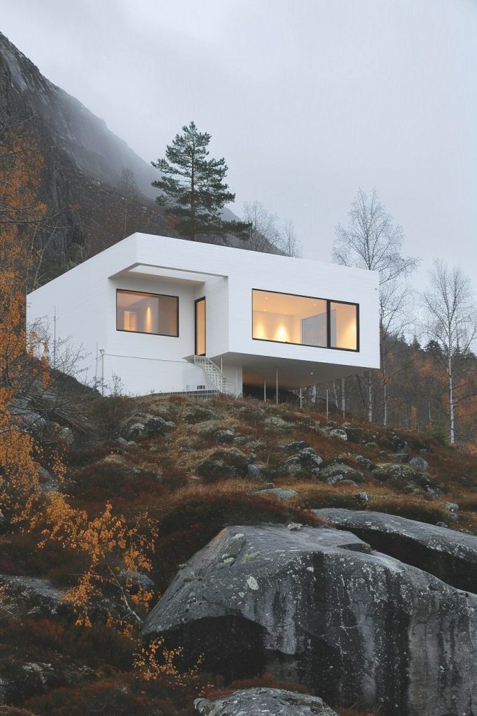 Sleek Minimalist White Render