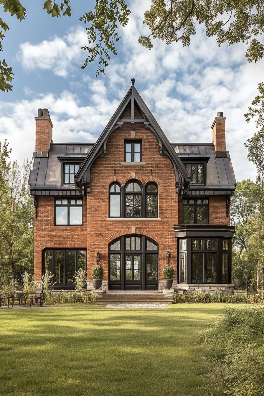 Brick Paired With Metallic Finishes - photo 4