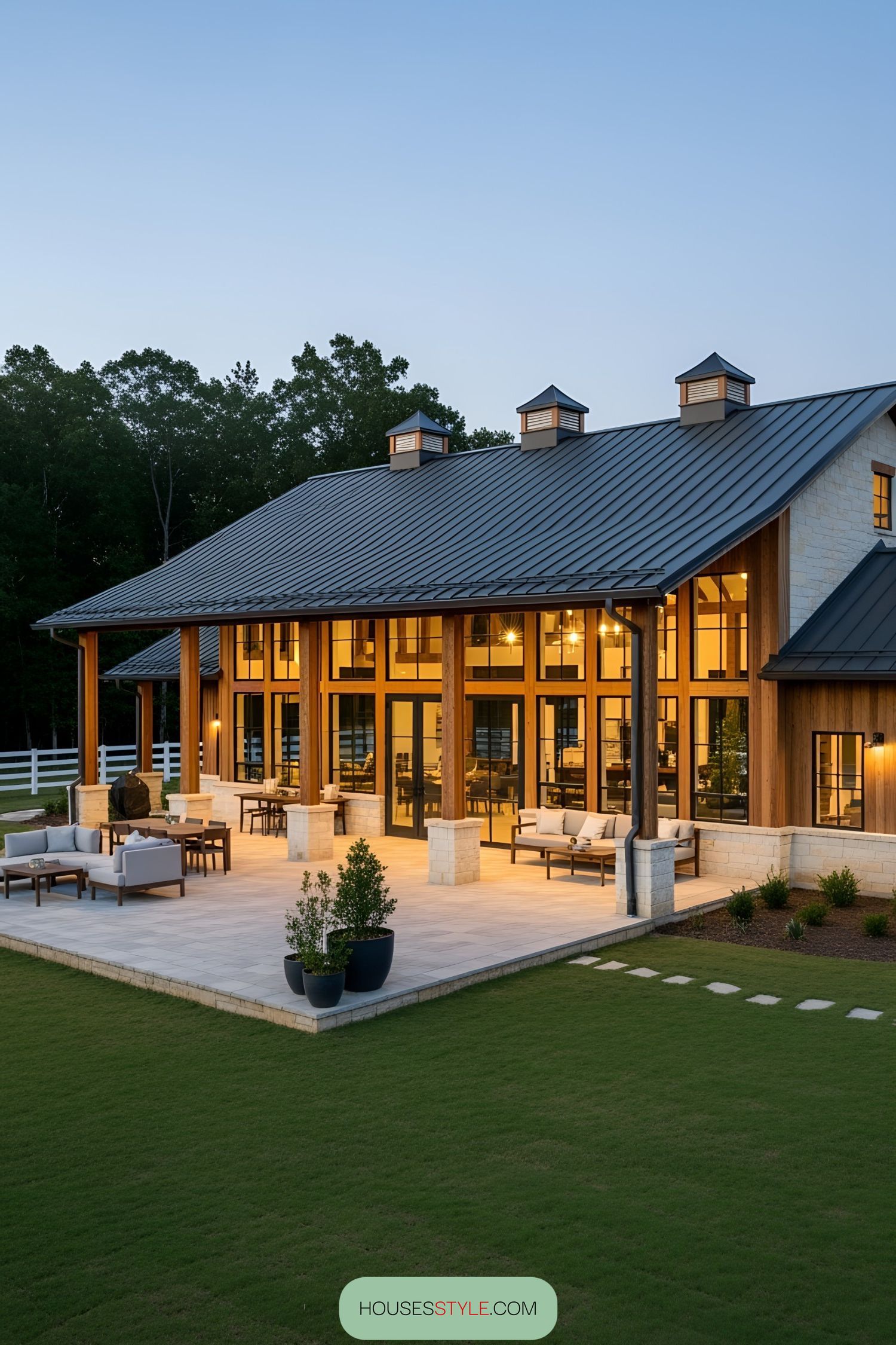 A Barnside Retreat with a Breezy Porch