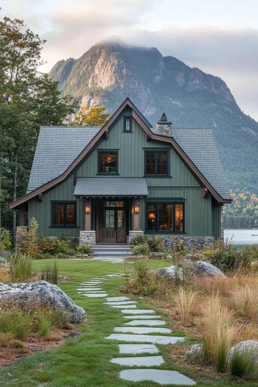 Sage Green Paired With Dark Wood Accents - photo 4