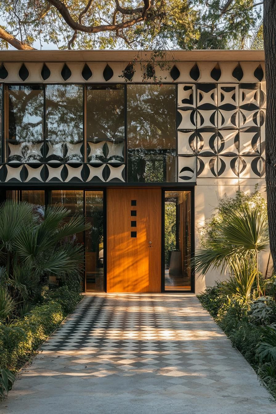 Facades With Bold Geometric Patterns