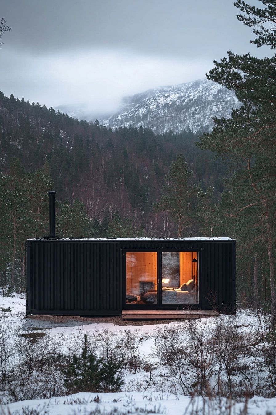 Scandinavian Hygge Container Cabin