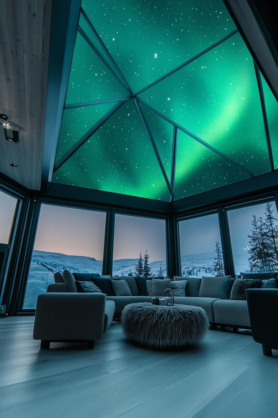 Aurora-Ceiling Arctic Dome Home