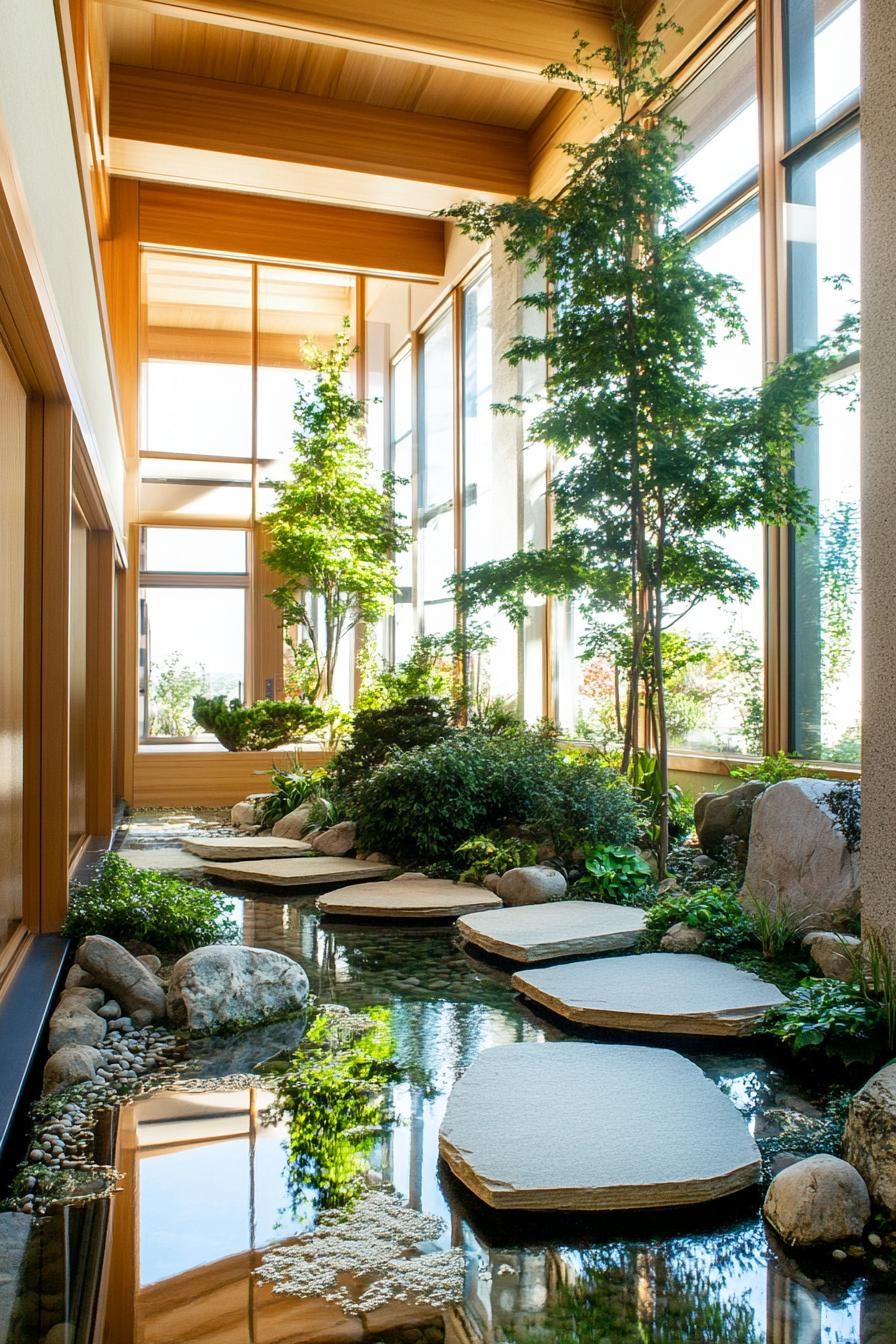 Zen-Style Indoor Courtyard Inspiration