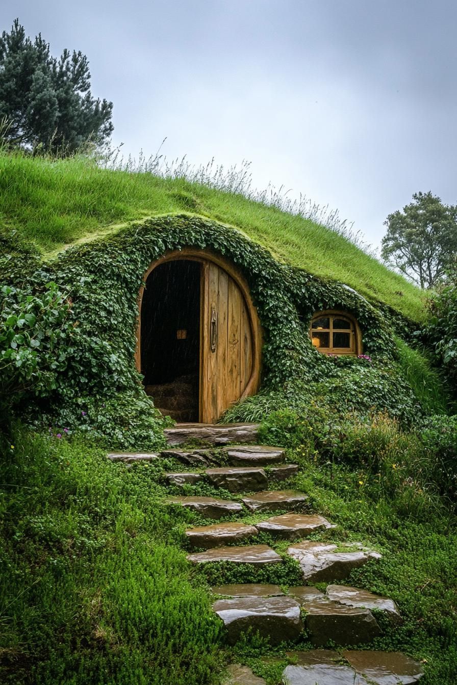 Entryways Disguised With Natural Materials - photo 2