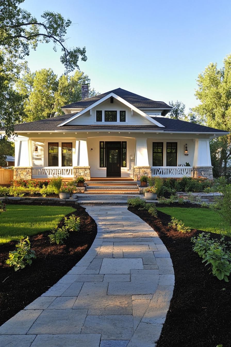 31 Lovable Craftsman Houses and Their Exterior Designs - photo 27