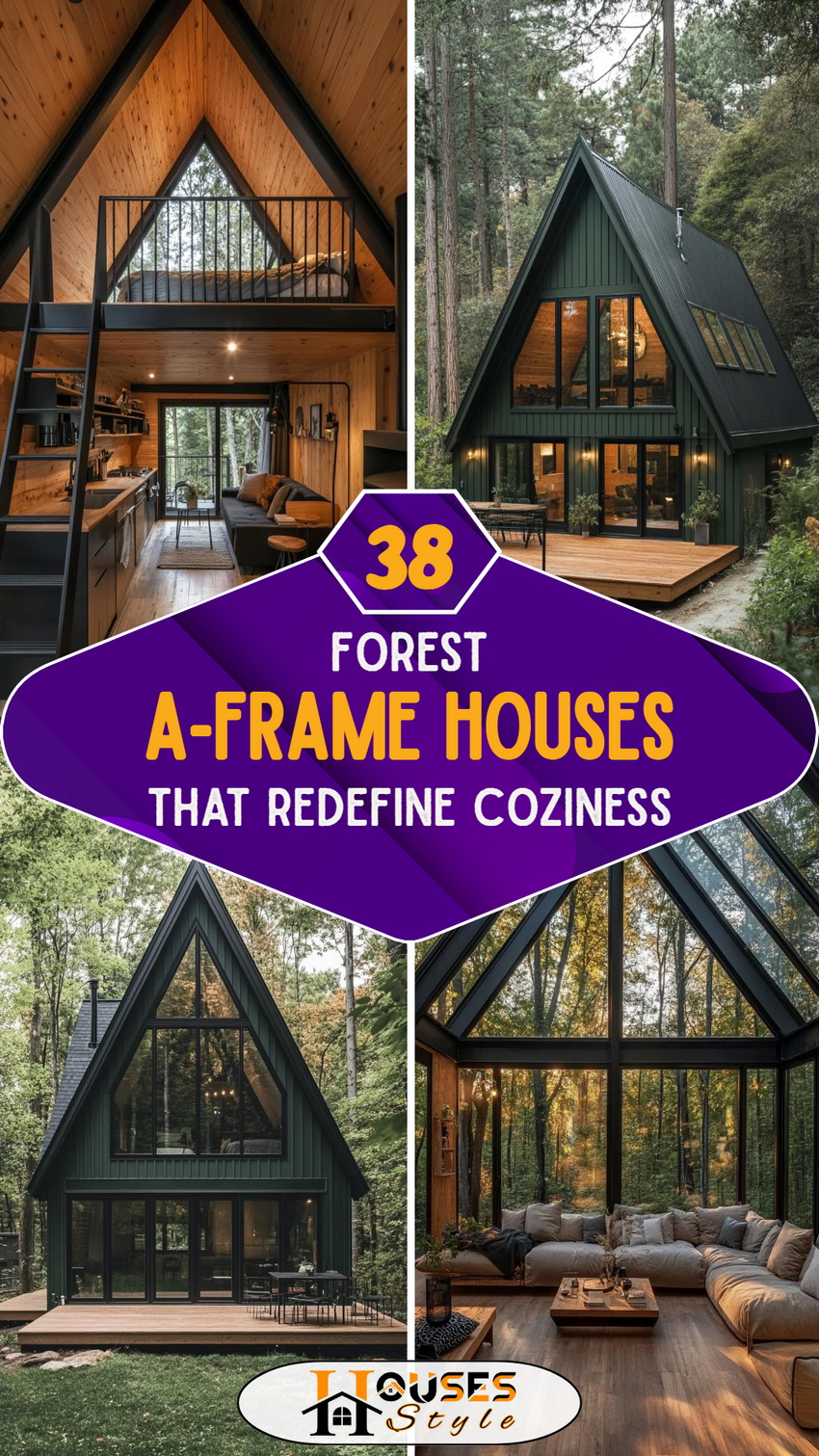 38 Forest A-Frame Houses That Redefine Coziness