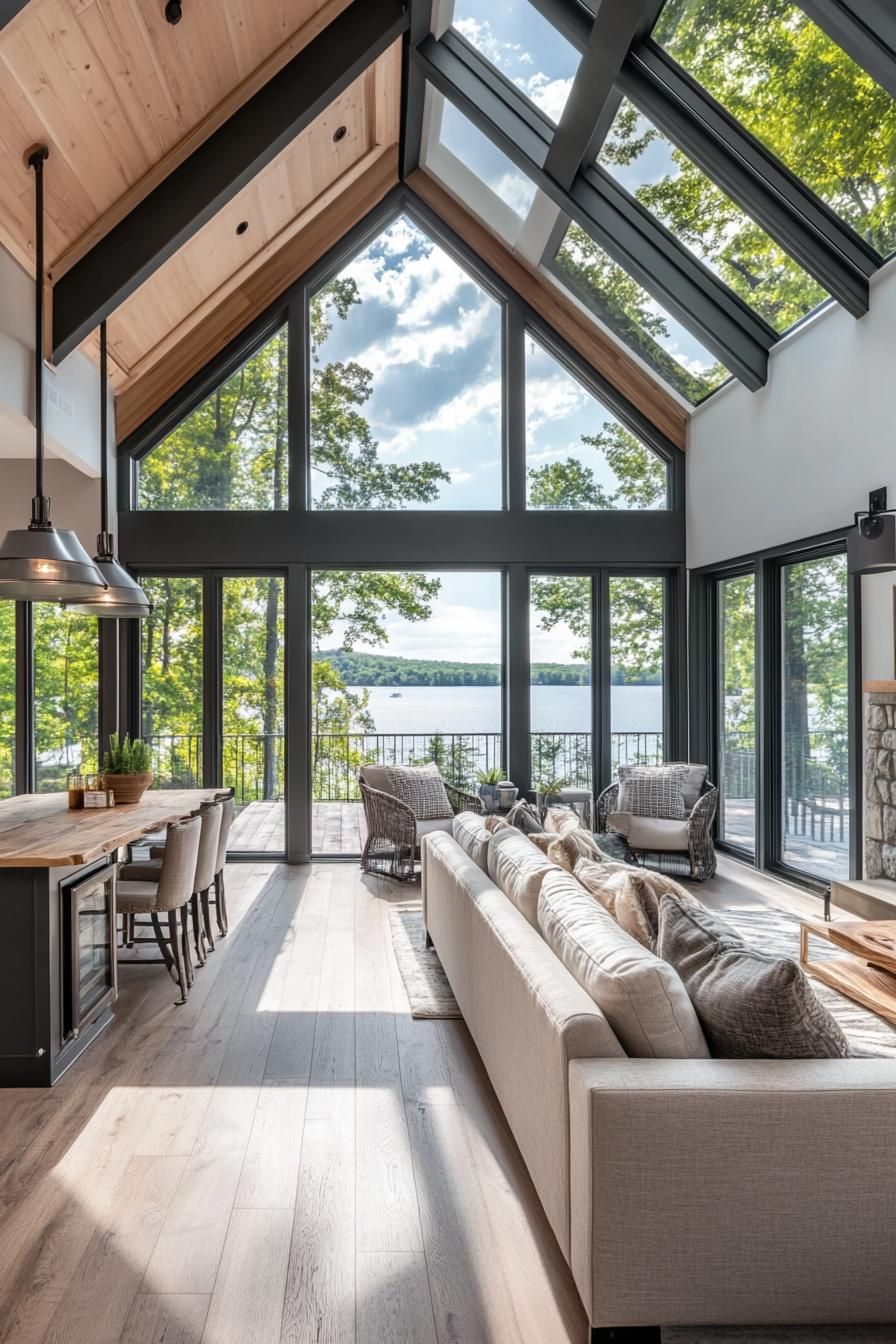 Skylights on a Pitched Roof