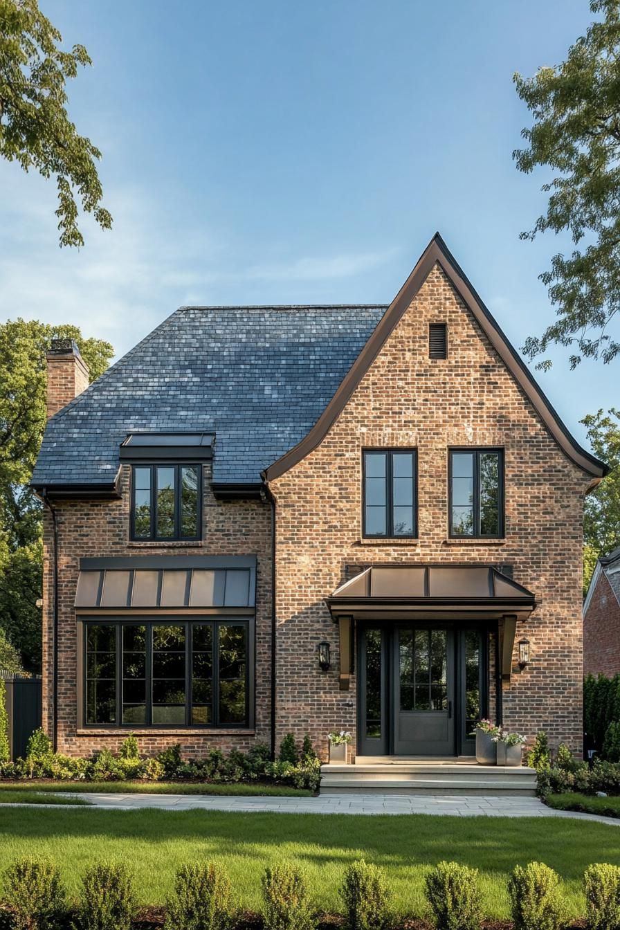 Brick Paired With Metallic Finishes - photo 3