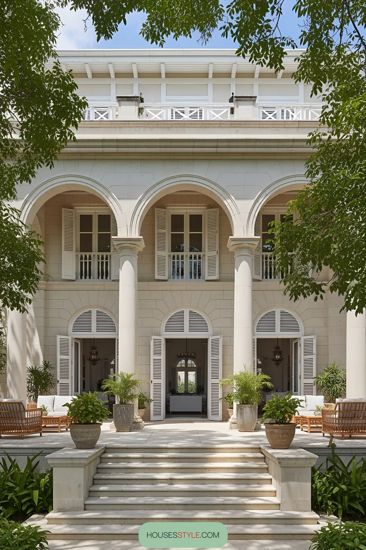 Grand Arches That Define Tropical Elegance