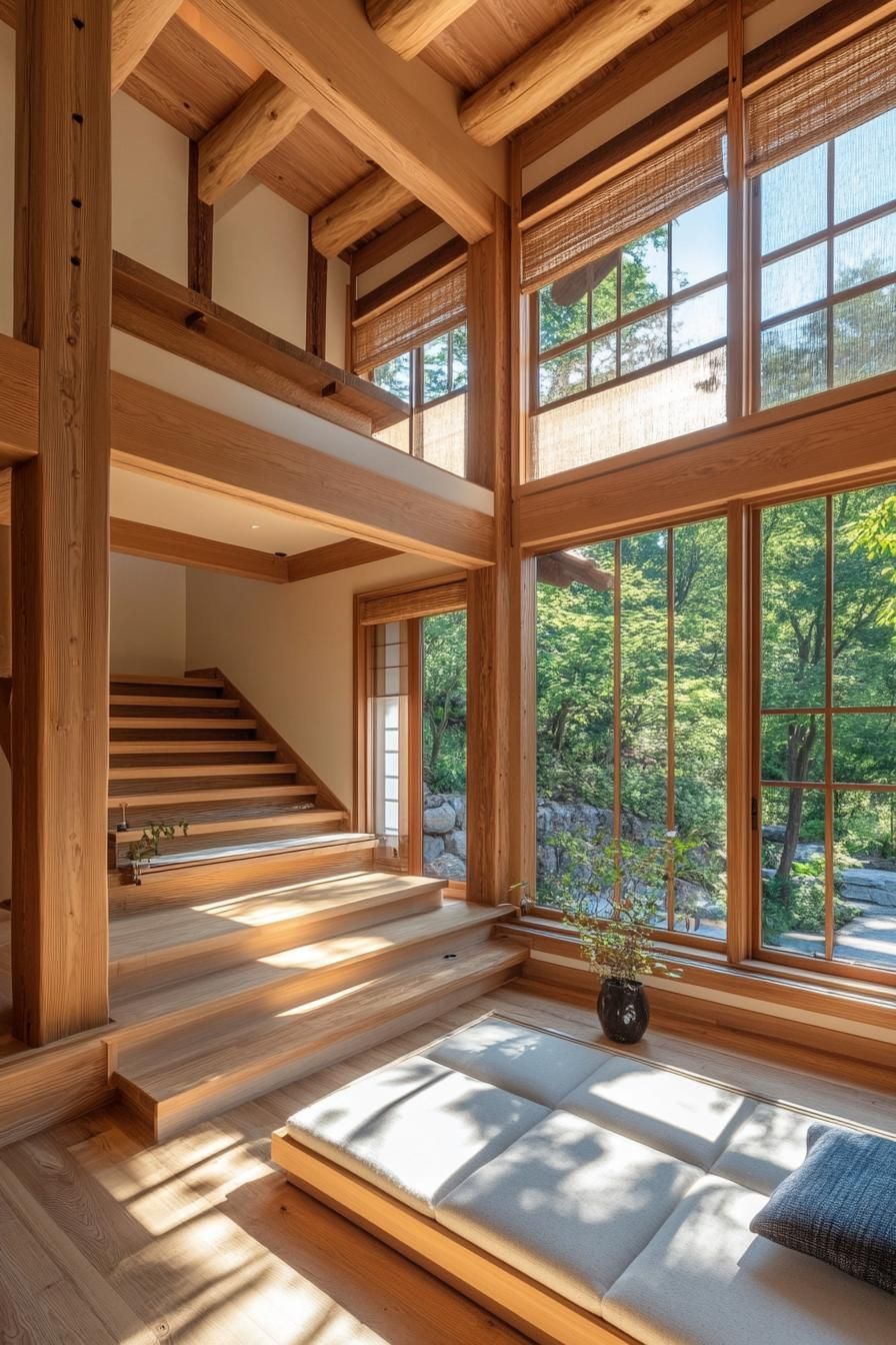 Exposed Wooden Beams and Natural Wood Details - photo 2