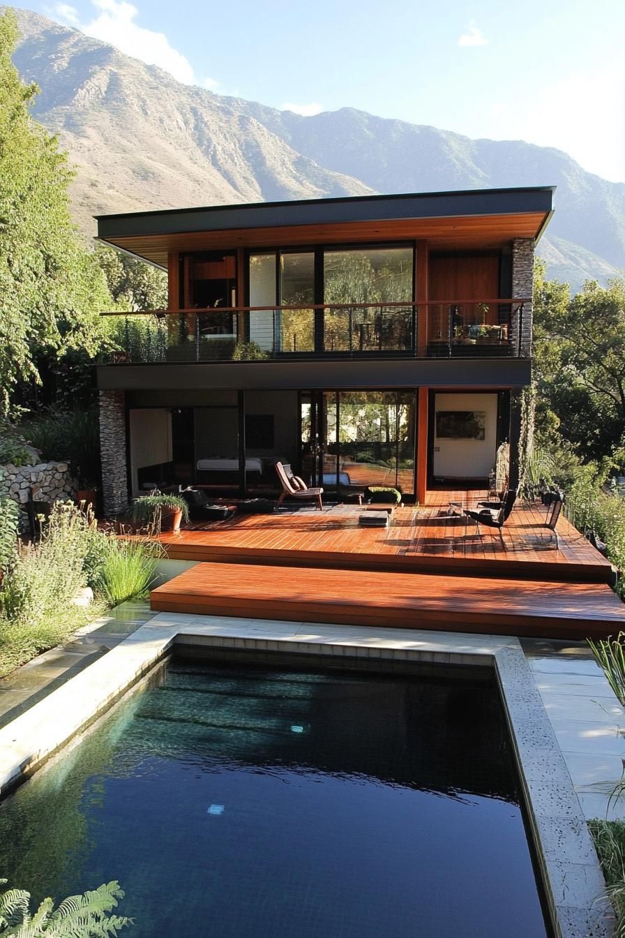Pools Built Into a Raised Deck - photo 2