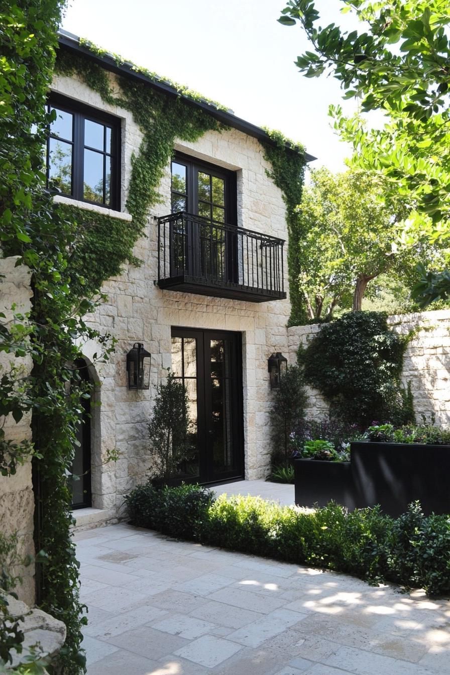 Stone Cladding Paired With Living Green Walls - photo 3