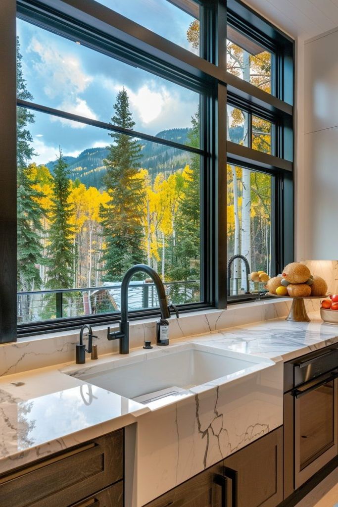 Mountain Views Framed Above the Sink - photo 3