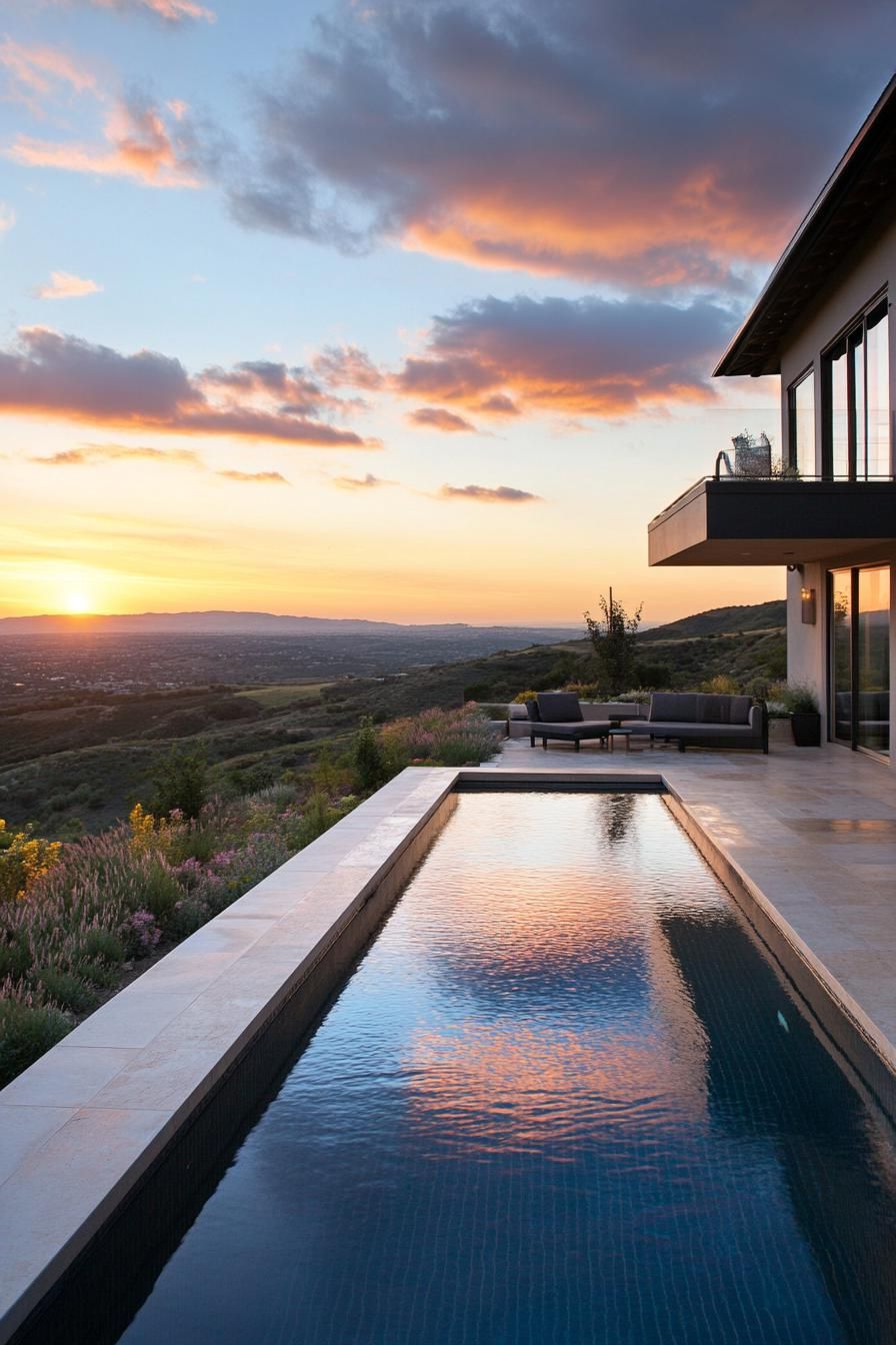 Valley-View Infinity Pool Design - photo 3