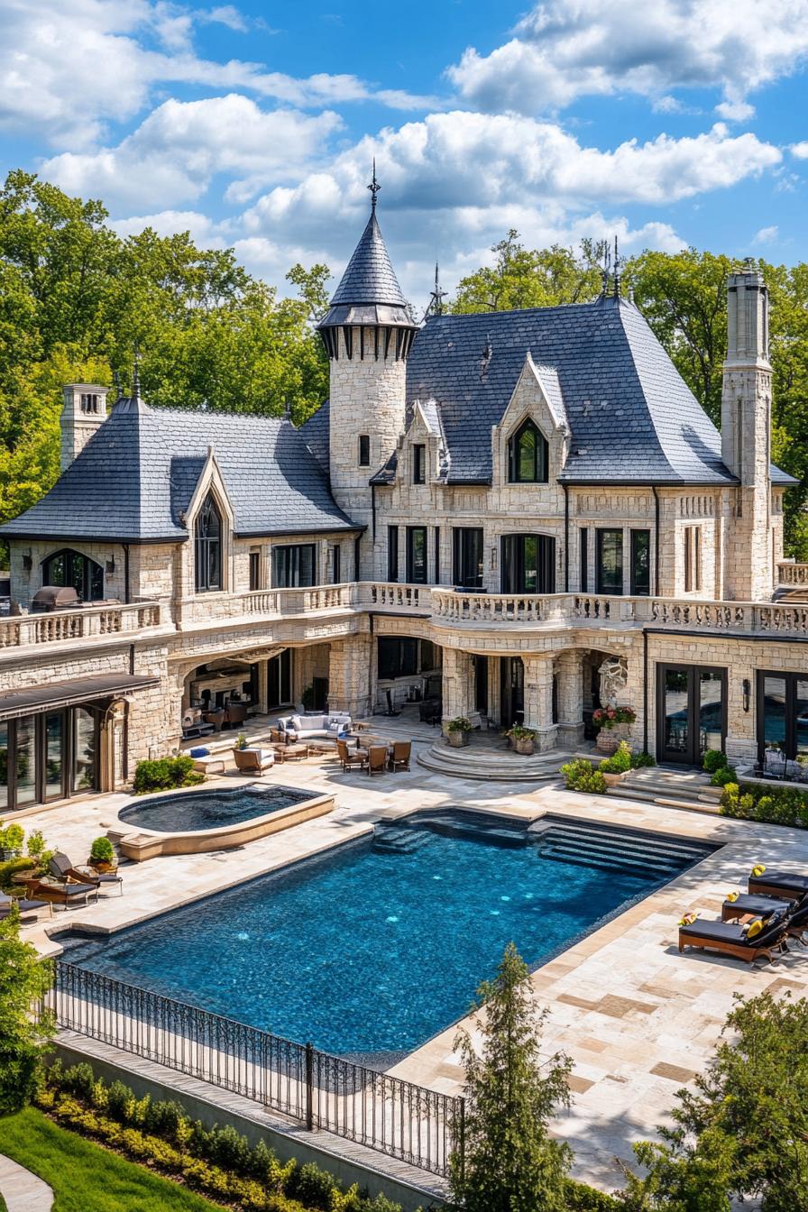 21) Grandiose Mansion, Castle Charm