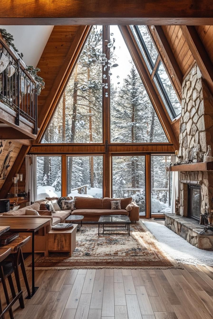 A Cozy A-Frame Retreat With Standout Views
