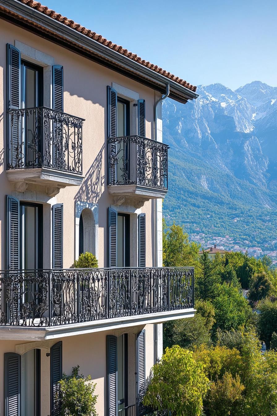 Ornate Wrought Iron Balconies - photo 2