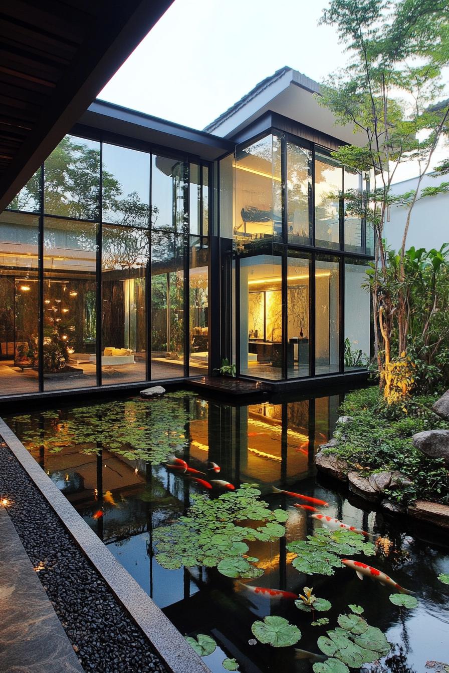 Glass Walls Opening to a Serene Garden - photo 4