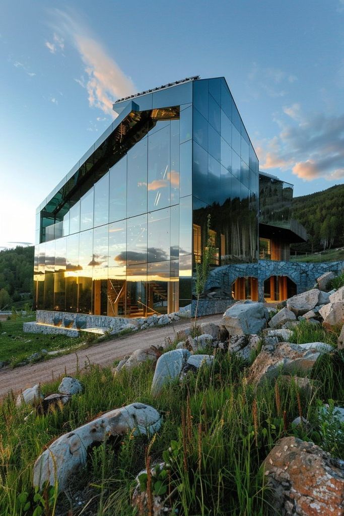 7) Exteriors Wrapped in Mirror Cladding - photo 2