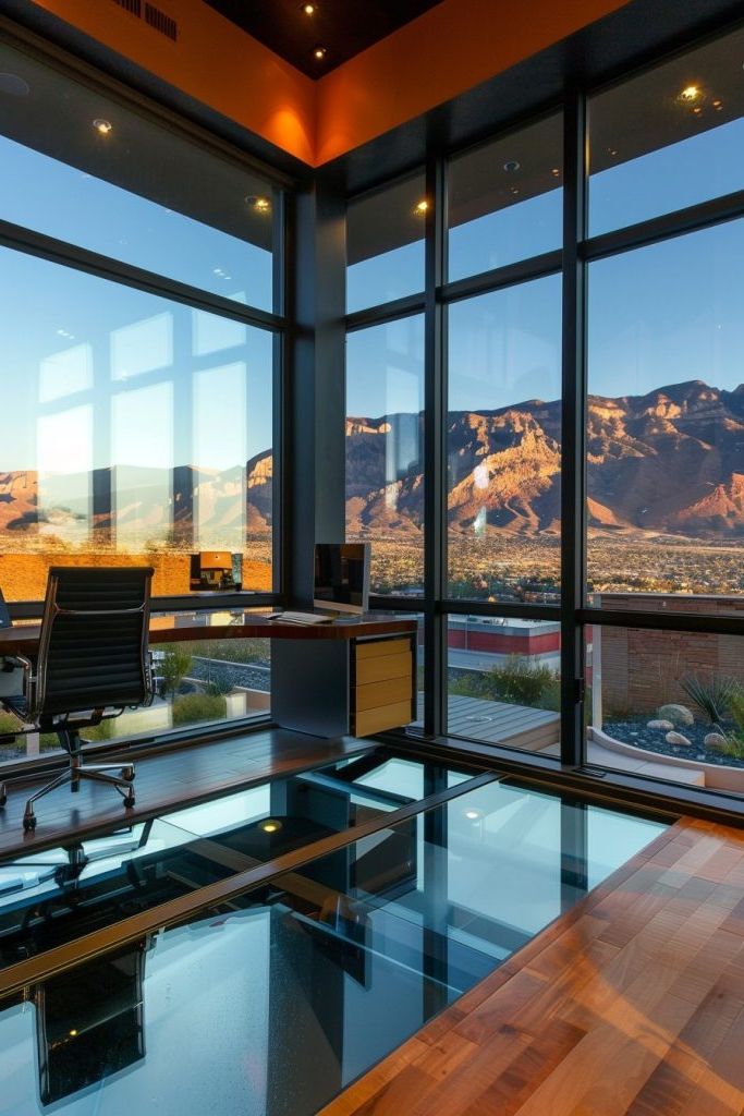 Cantilevered Office With Glass Flooring - photo 4