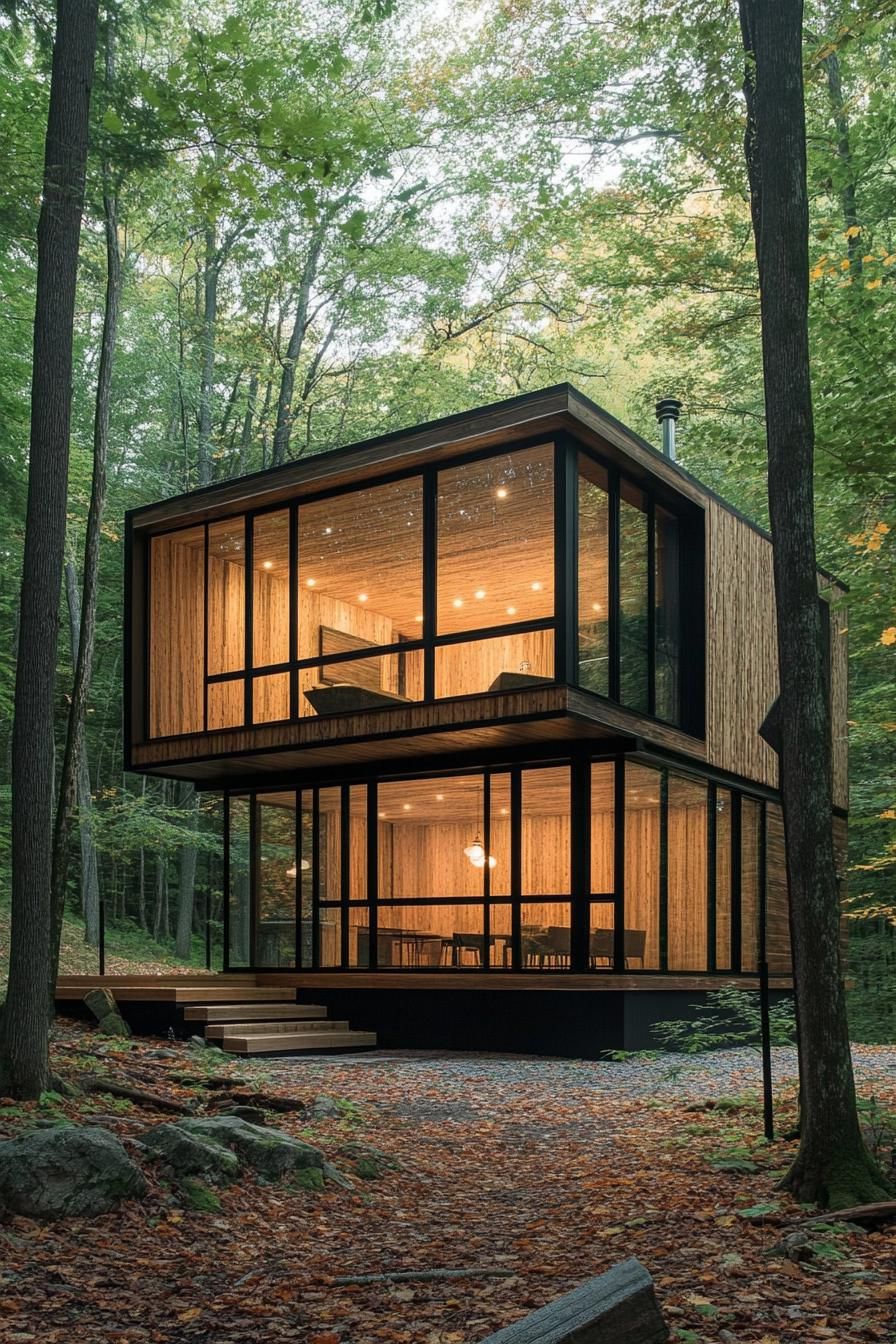 Bold Geometric Homes With Oversized Windows