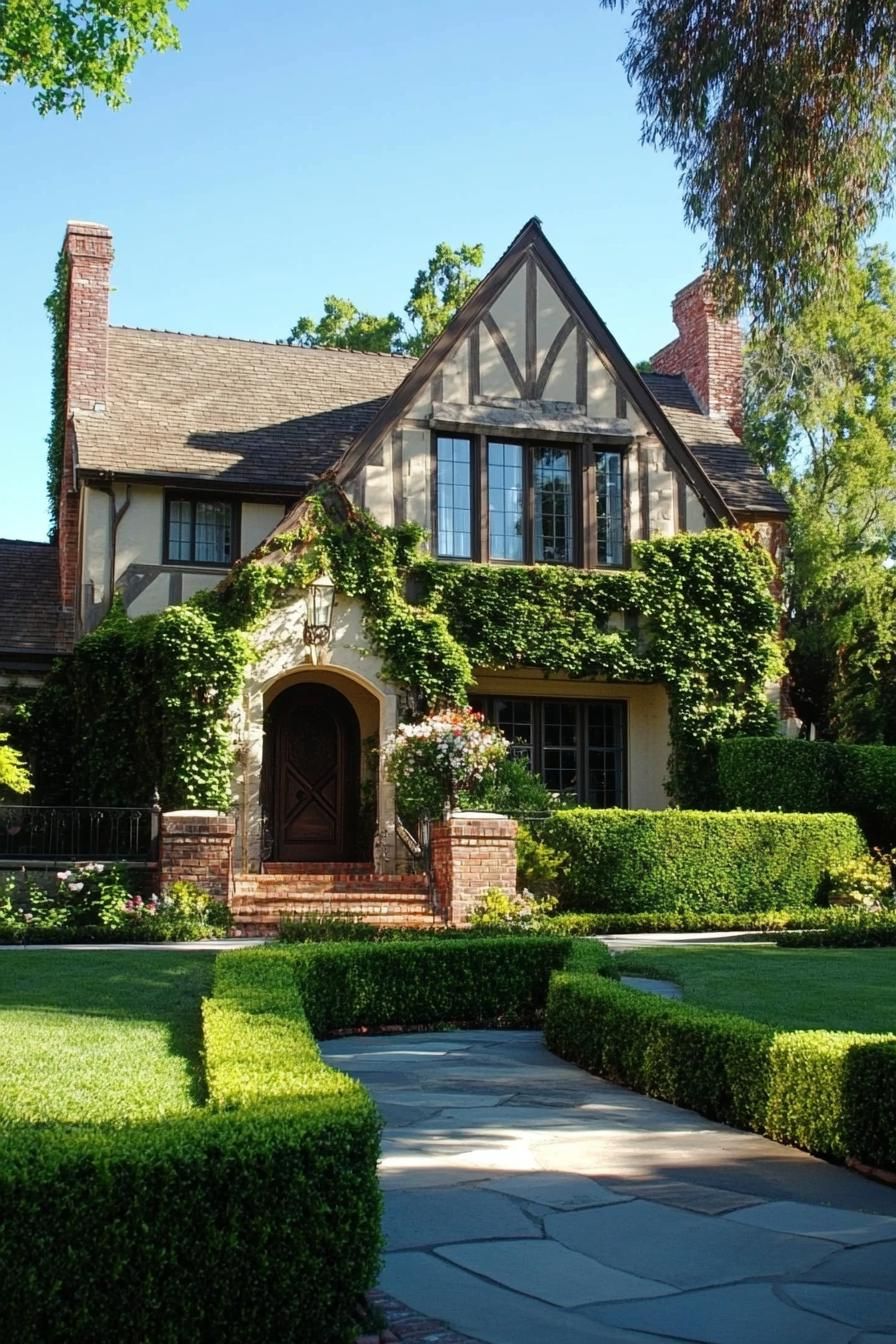 English Cottage-Style Suburban Home