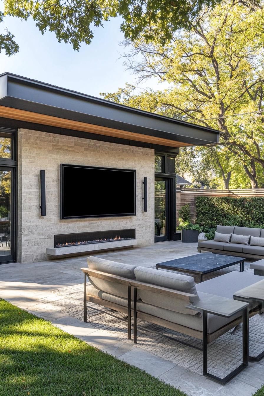 Outdoor Movie Theater Setup - photo 2