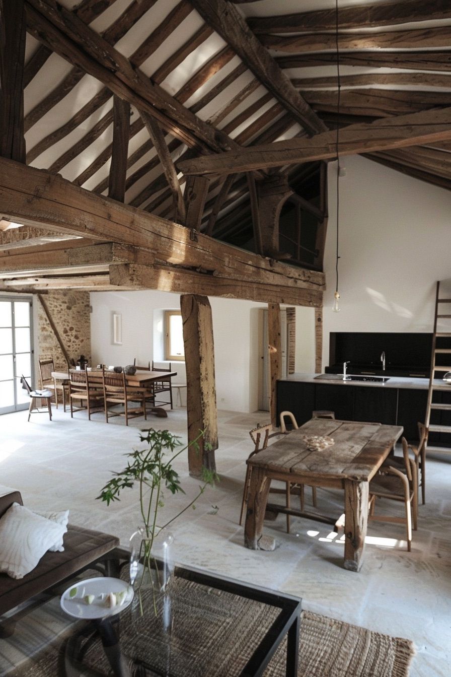 Beams Left Exposed for Character - photo 3