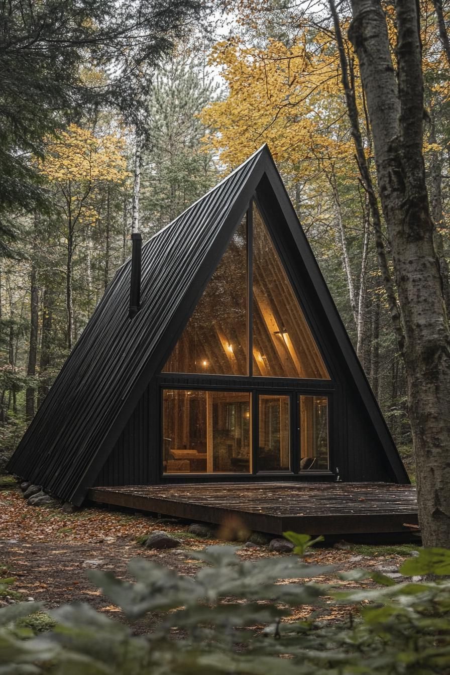 Wooded A-Frame Cabin Escape