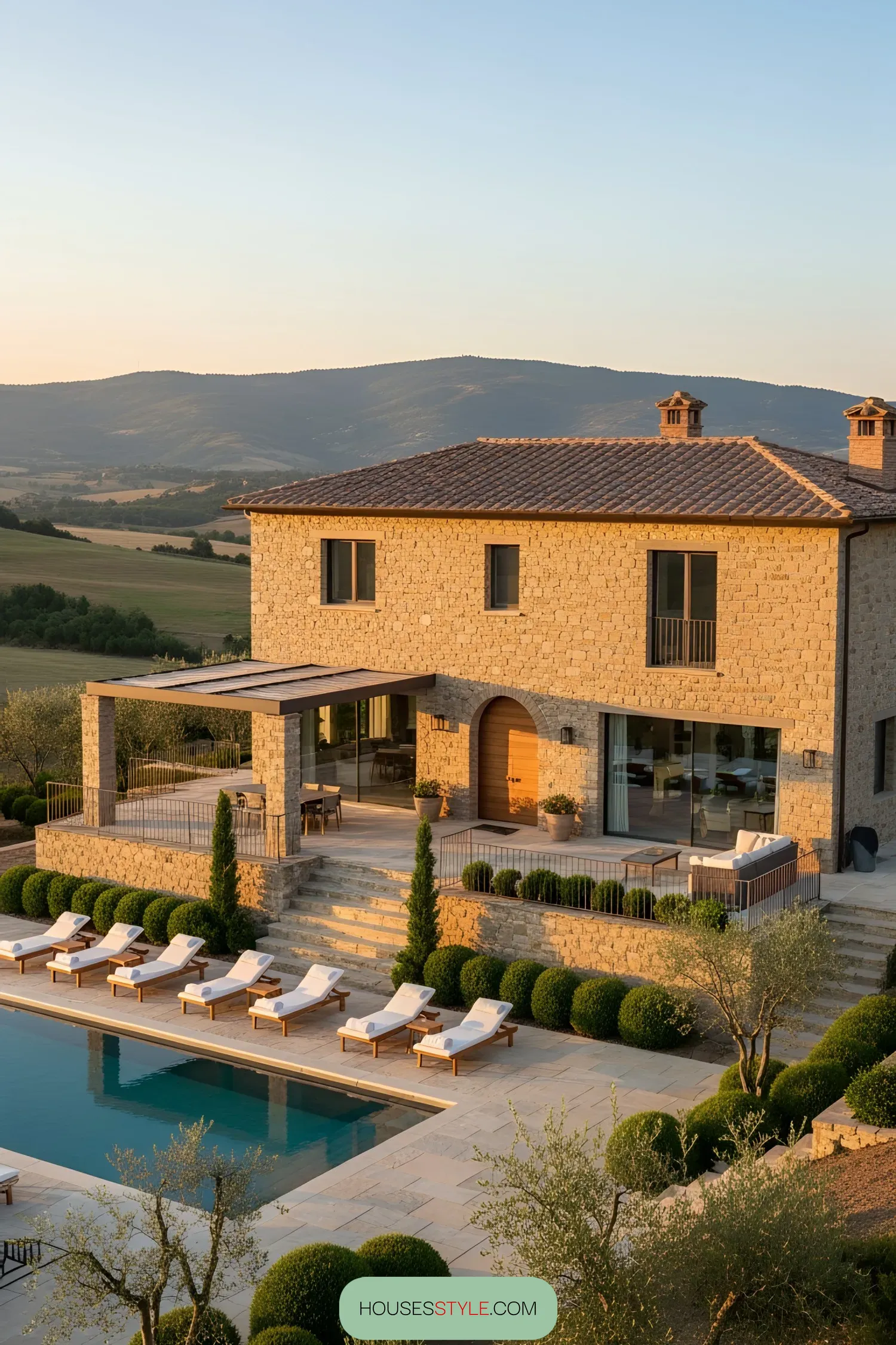 A Breezy Tuscan Terrace Worth Admiring
