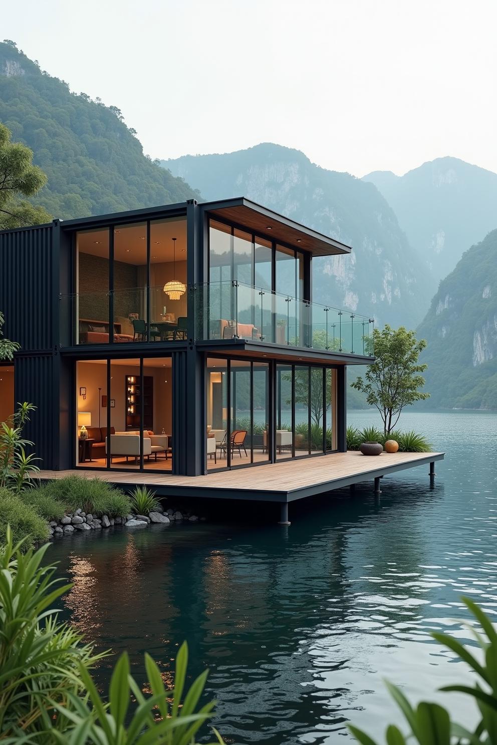 A Cozy Dream: Floating Metallic Oasis