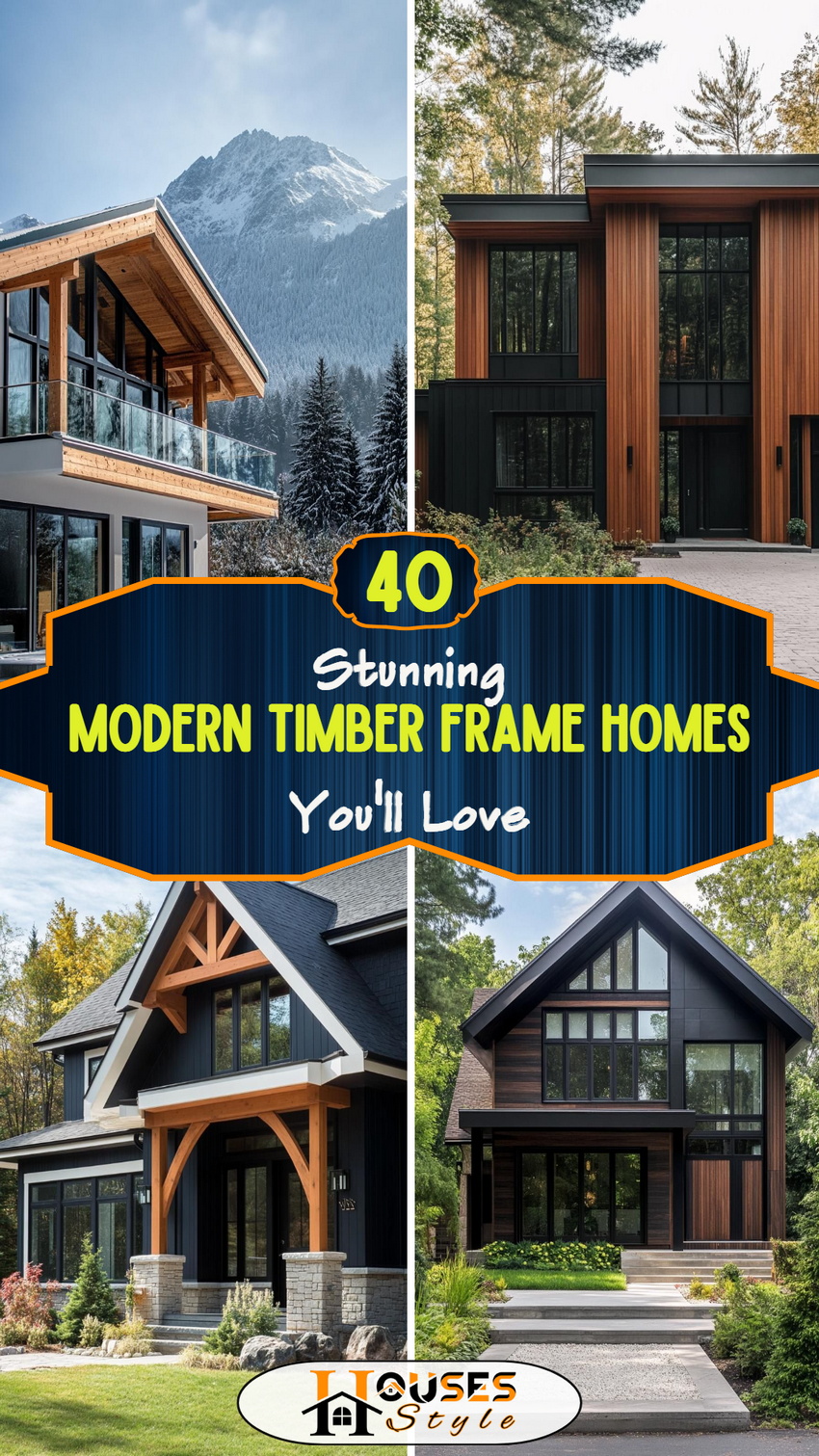 40 Stunning Modern Timber Frame Homes You’ll Love