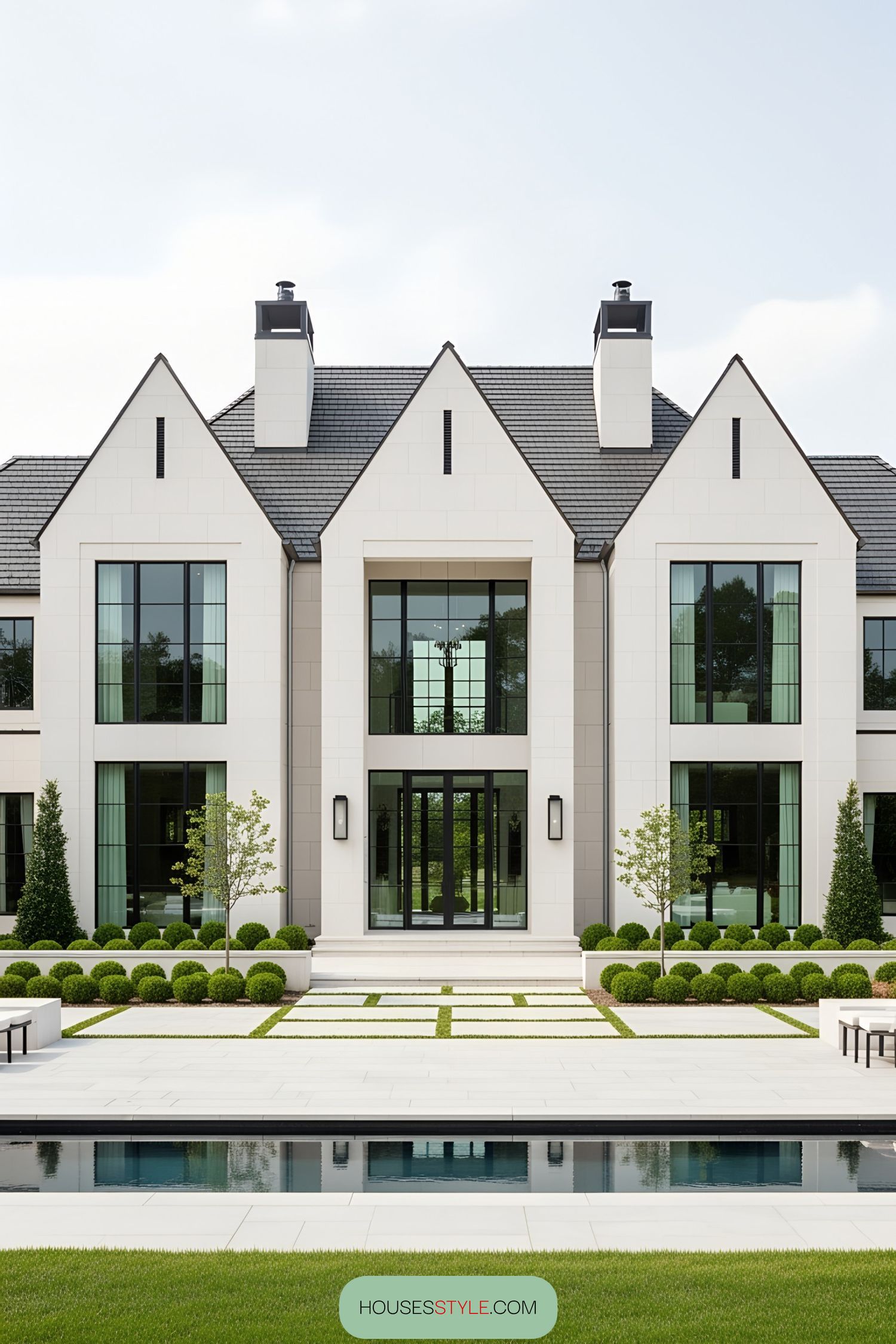 A Castle-Inspired Modern Stylish Home