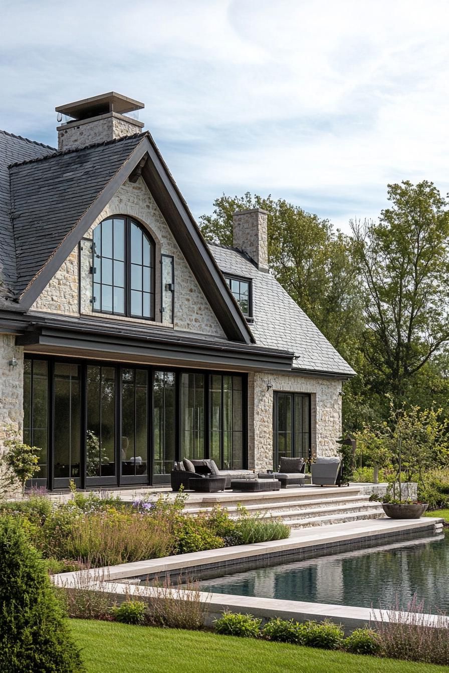 Gabled Rooflines With Zinc Details - photo 4