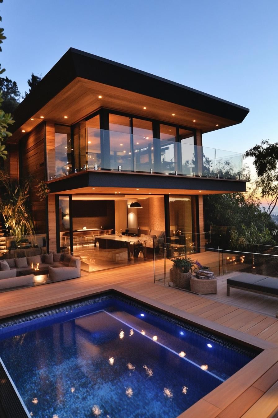 Infinity Pool With Glass-Walled Deck - photo 2