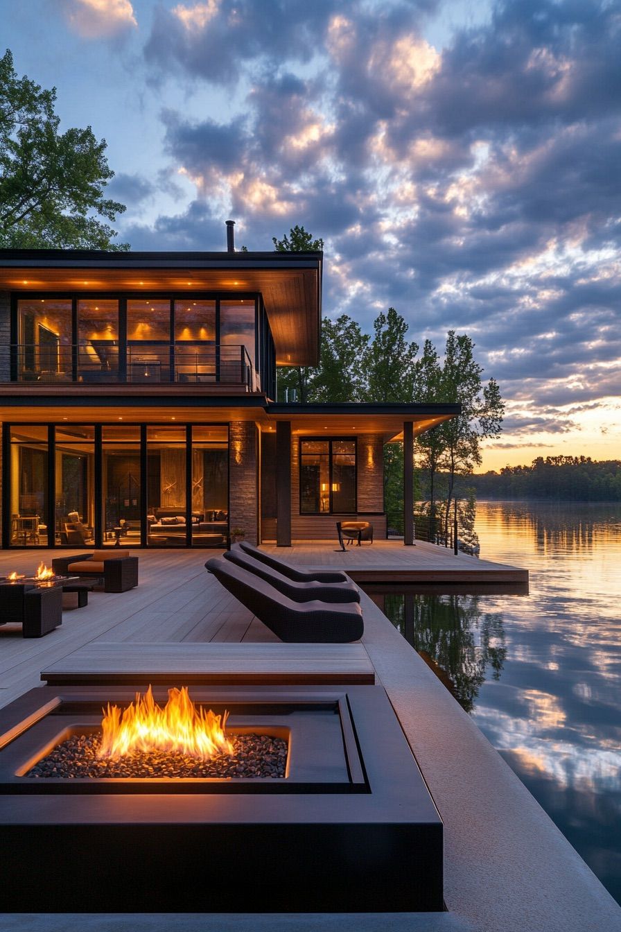 Cozy Outdoor Fire Pit Lounges - photo 4