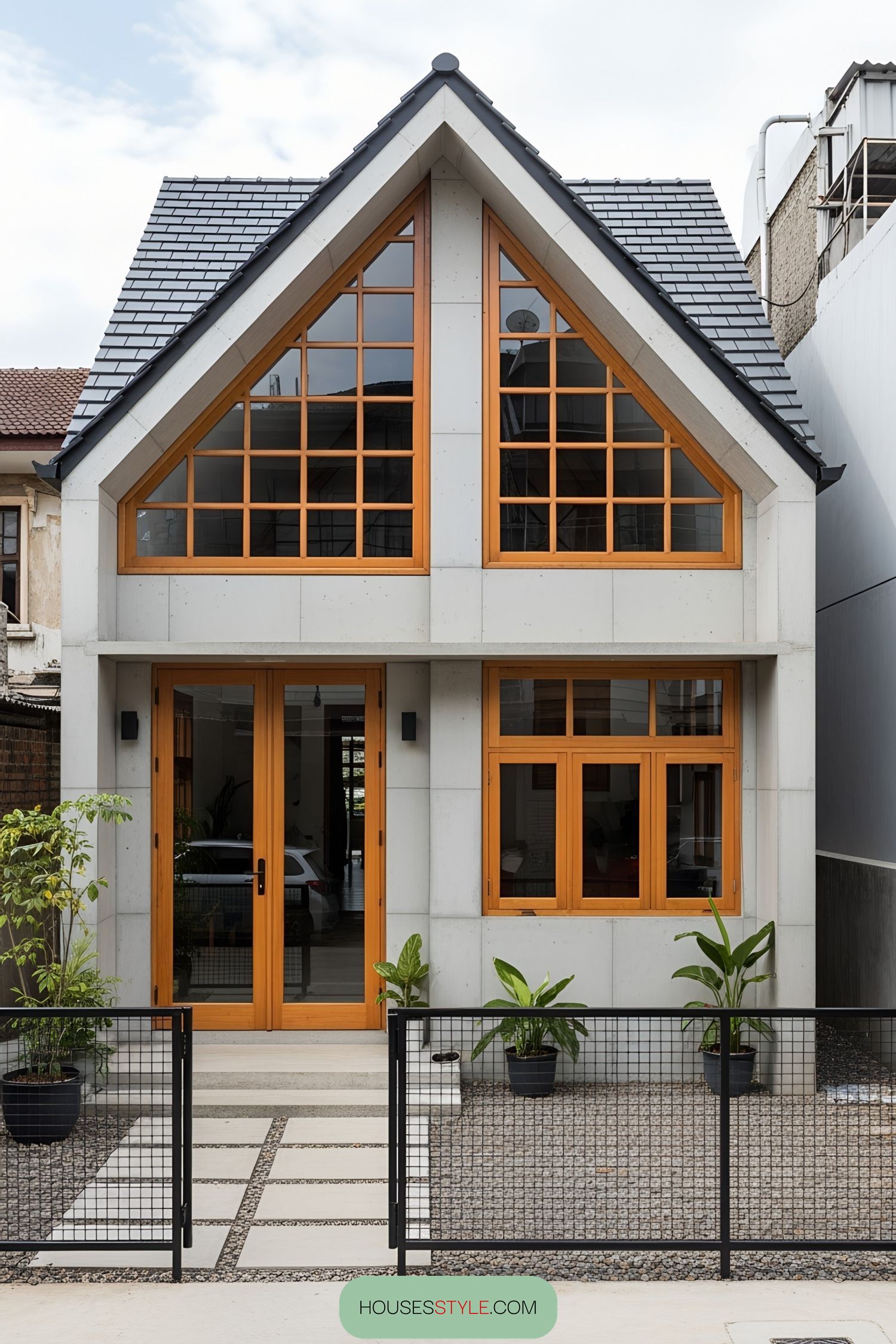 17. An Unconventional Cozy Corner Home
