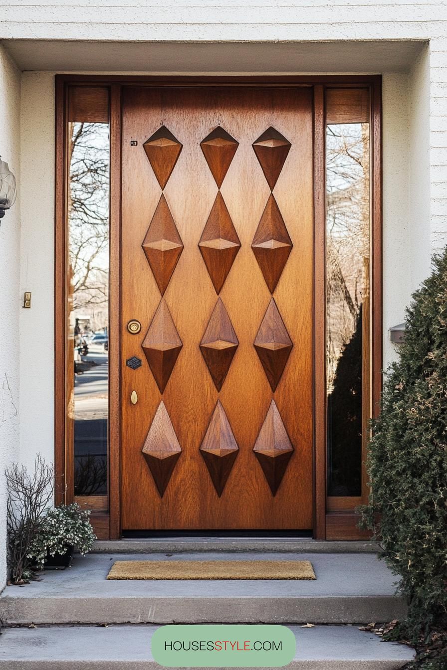 Vibrant, Geometric Front Door
