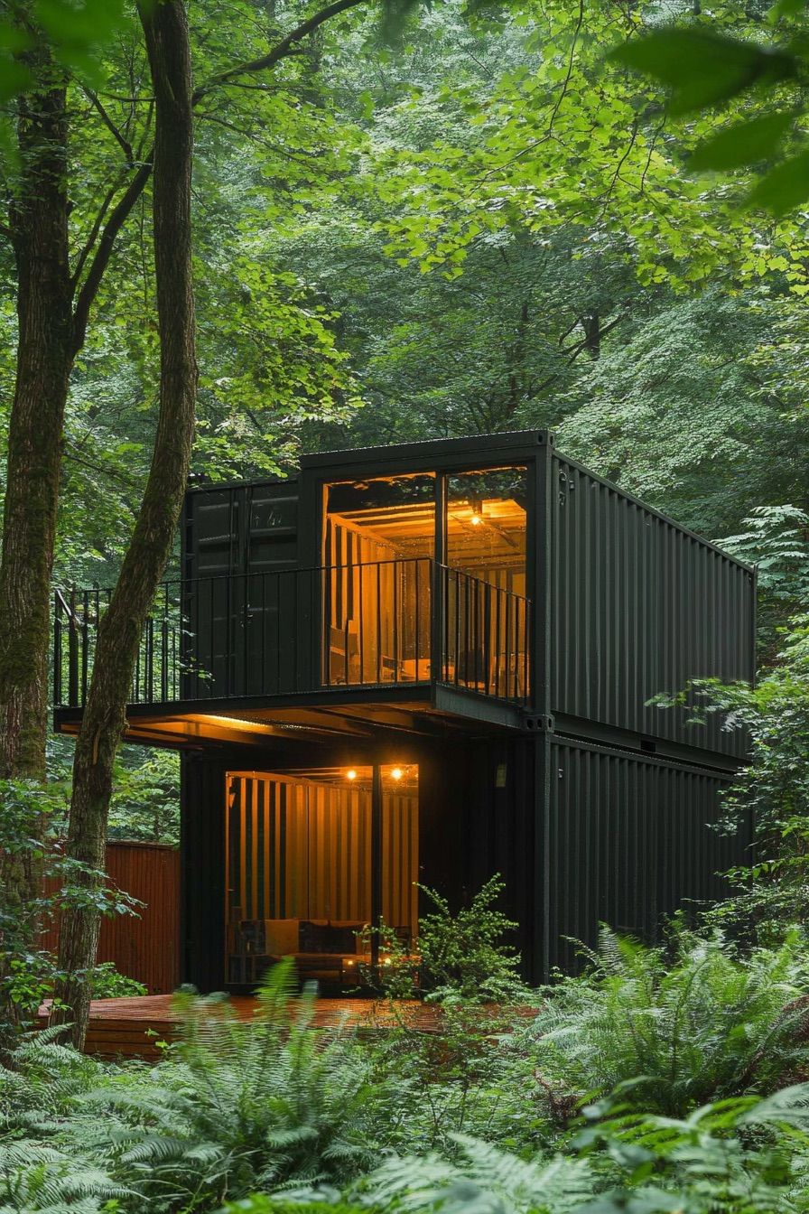 Forest Canopy Container Cabin - photo 2