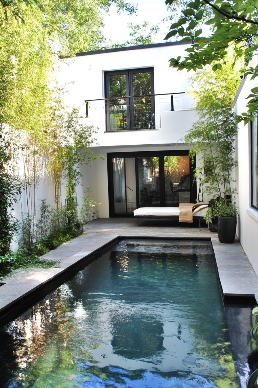 Courtyard Plunge Pools for Small Lots